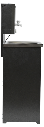 Умывальник дачный "Комфорт" ВИХРЬ с подогревом, нержавейка, серебро