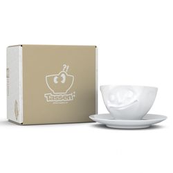 Чайная пара Happy, 200 мл, белая