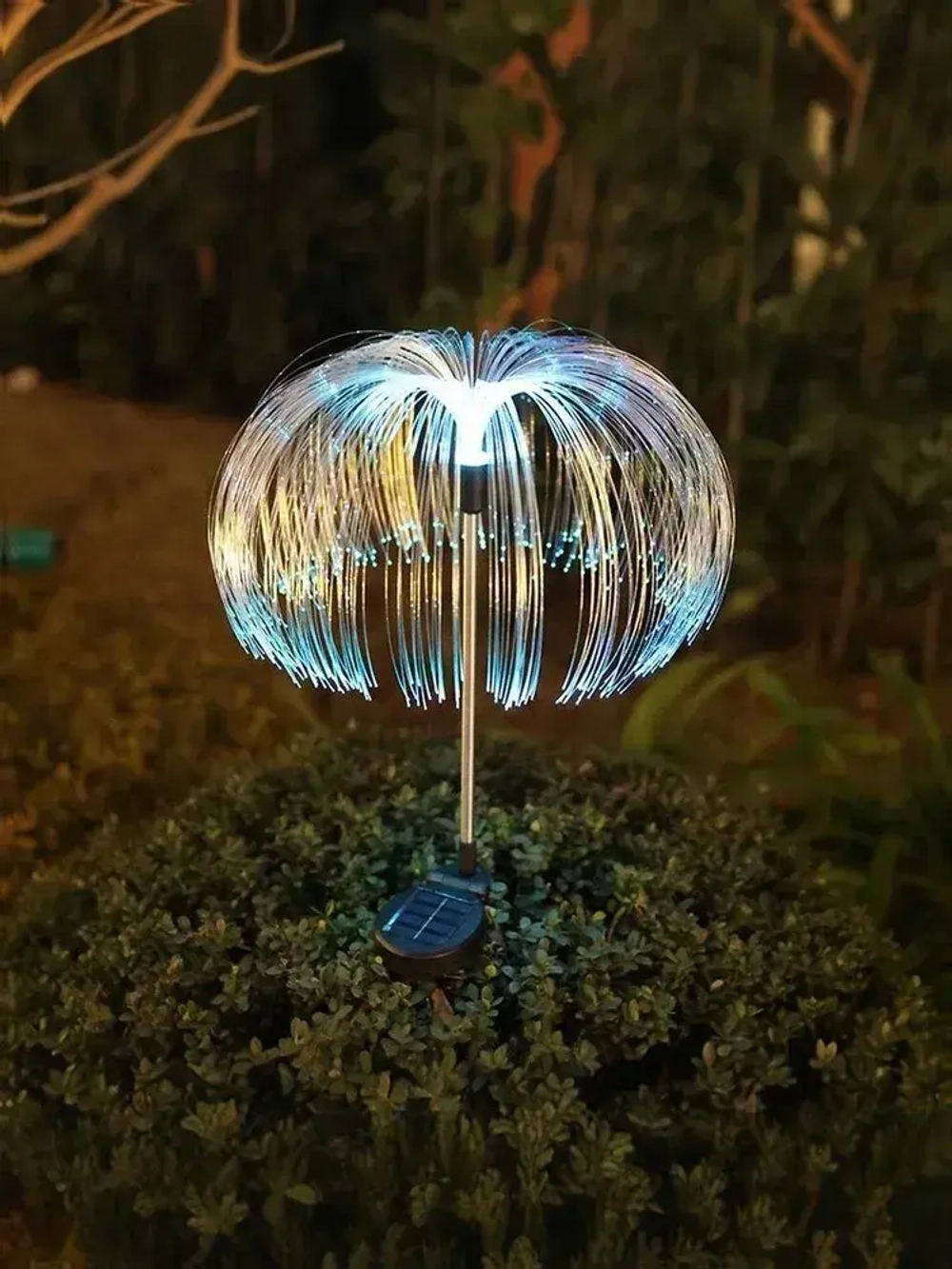 Светильник садовый на солнечной батарее уличный Медуза, 2 шт.