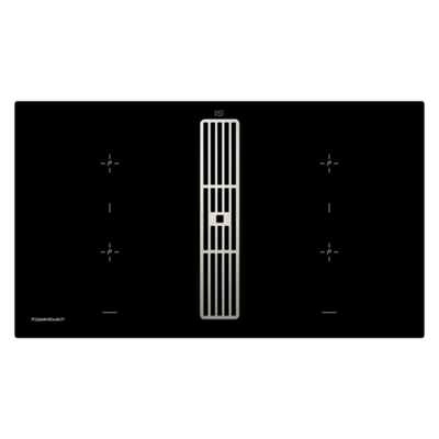 Индукционная варочная панель с вытяжкой Kuppersbusch KMI 9850.0 SR Stainless Steel