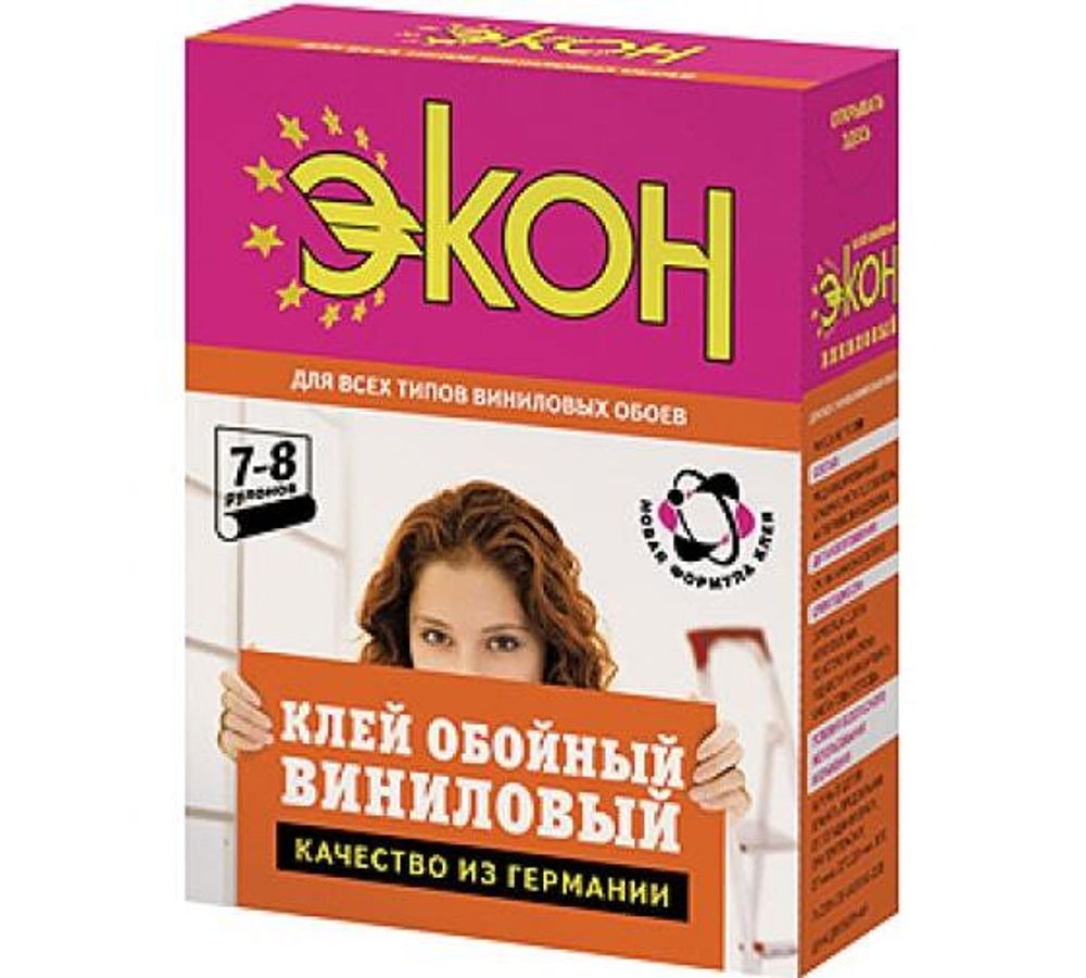 Клей обойный ЭКОН 200гр виниловый