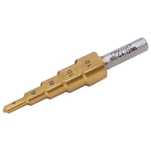 Сверло ступенчатое ГРАНИТ 4-12 мм