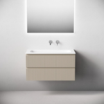 Тумба подвесная Sancos Snob T c двумя ящиками 890х445х500, Beige Soft, SNT90CE