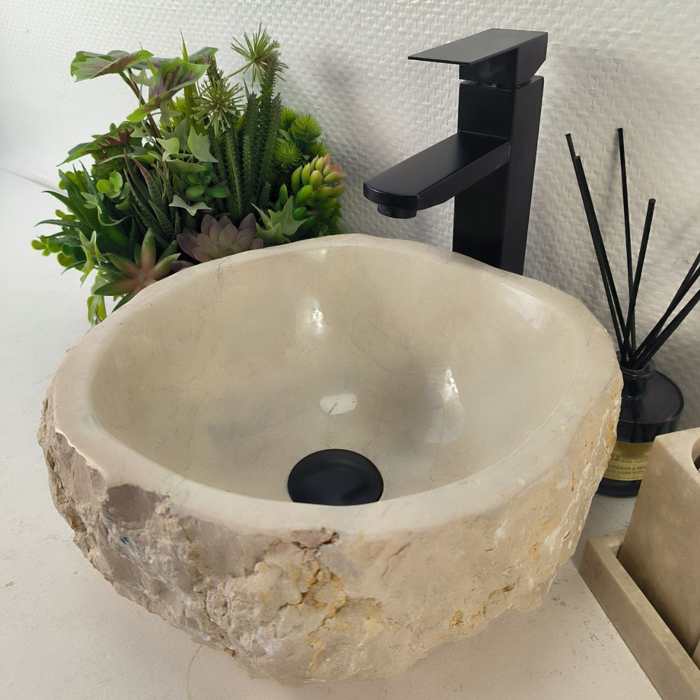 Раковина из мрамора Erozy Cream EM-64983 32*31*15 0867