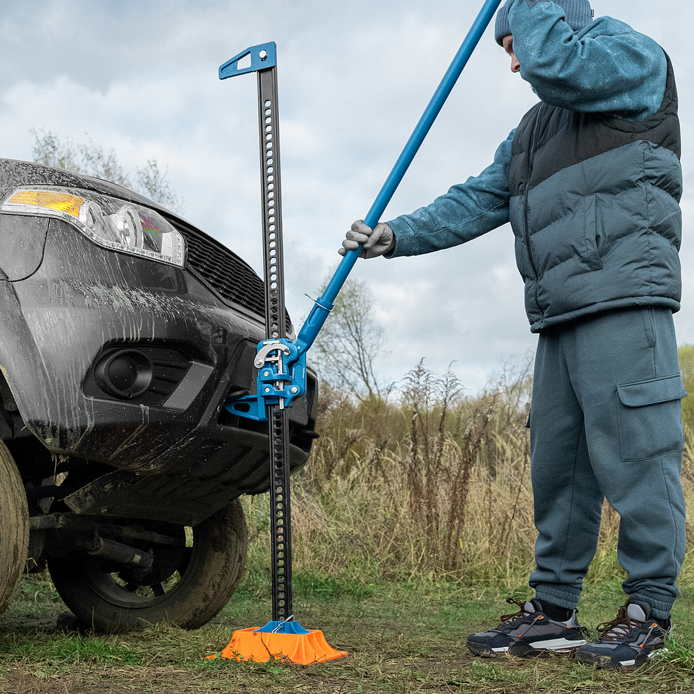 Домкрат реечный профессиональный, 3 т, 115-1335 мм. HigH Jack Stels