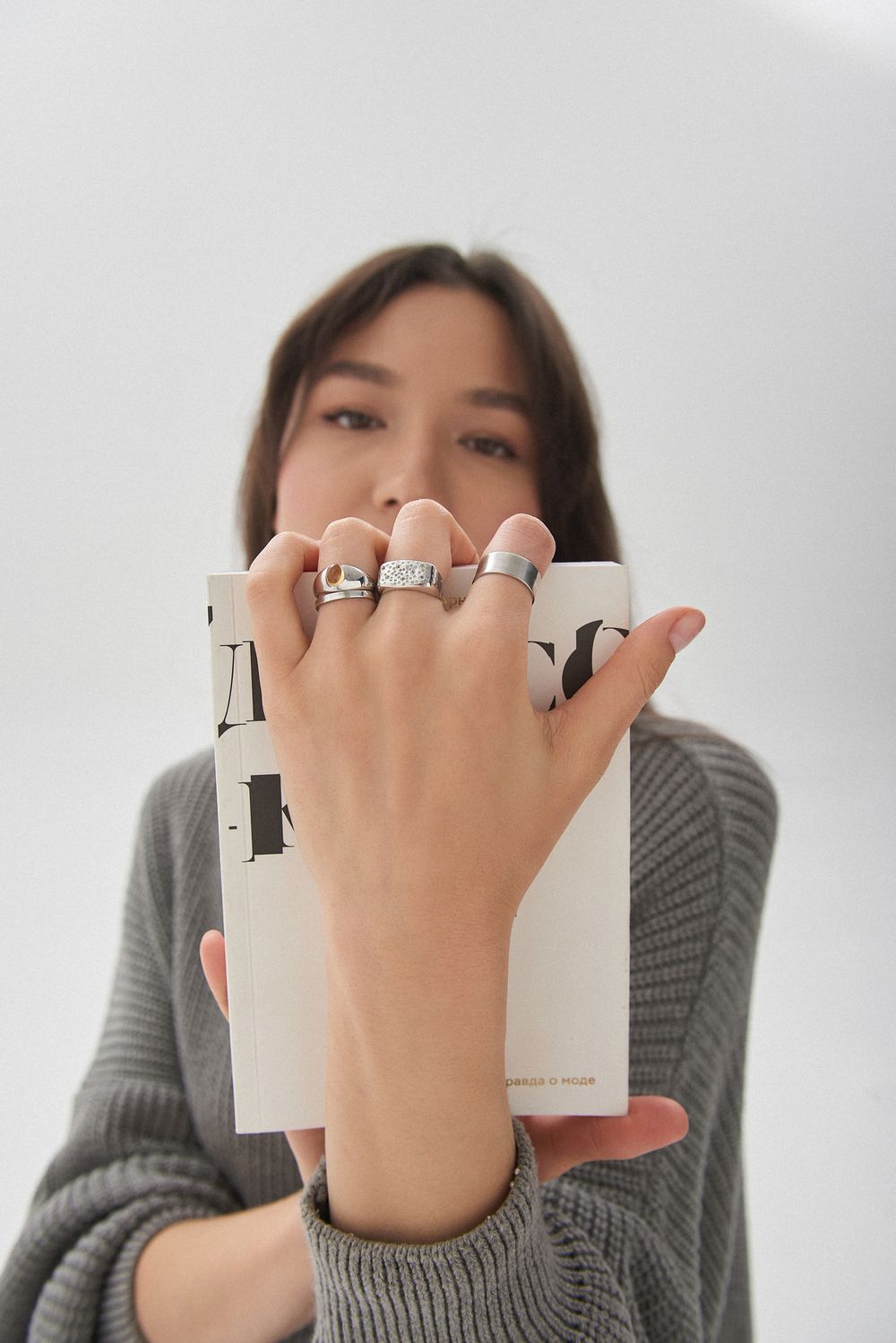 Кольцо 7 Crystals с топазом и хризолитом