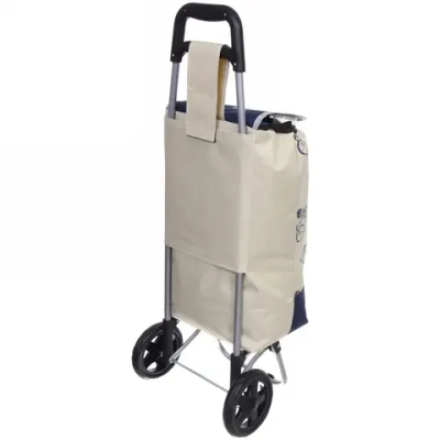 Тележка хозяйственная с сумкой (88*34*30см, колеса 15см,грузоподъемность до 25 кг) велопрогулка DC-308A