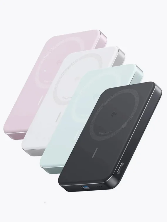 Внешний аккумулятор Anker MagGo Power Bank 5000 mAh A1664 черный