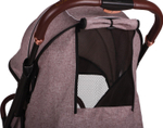 Прогулочная коляска luxmom 609 Коричневый текстиль