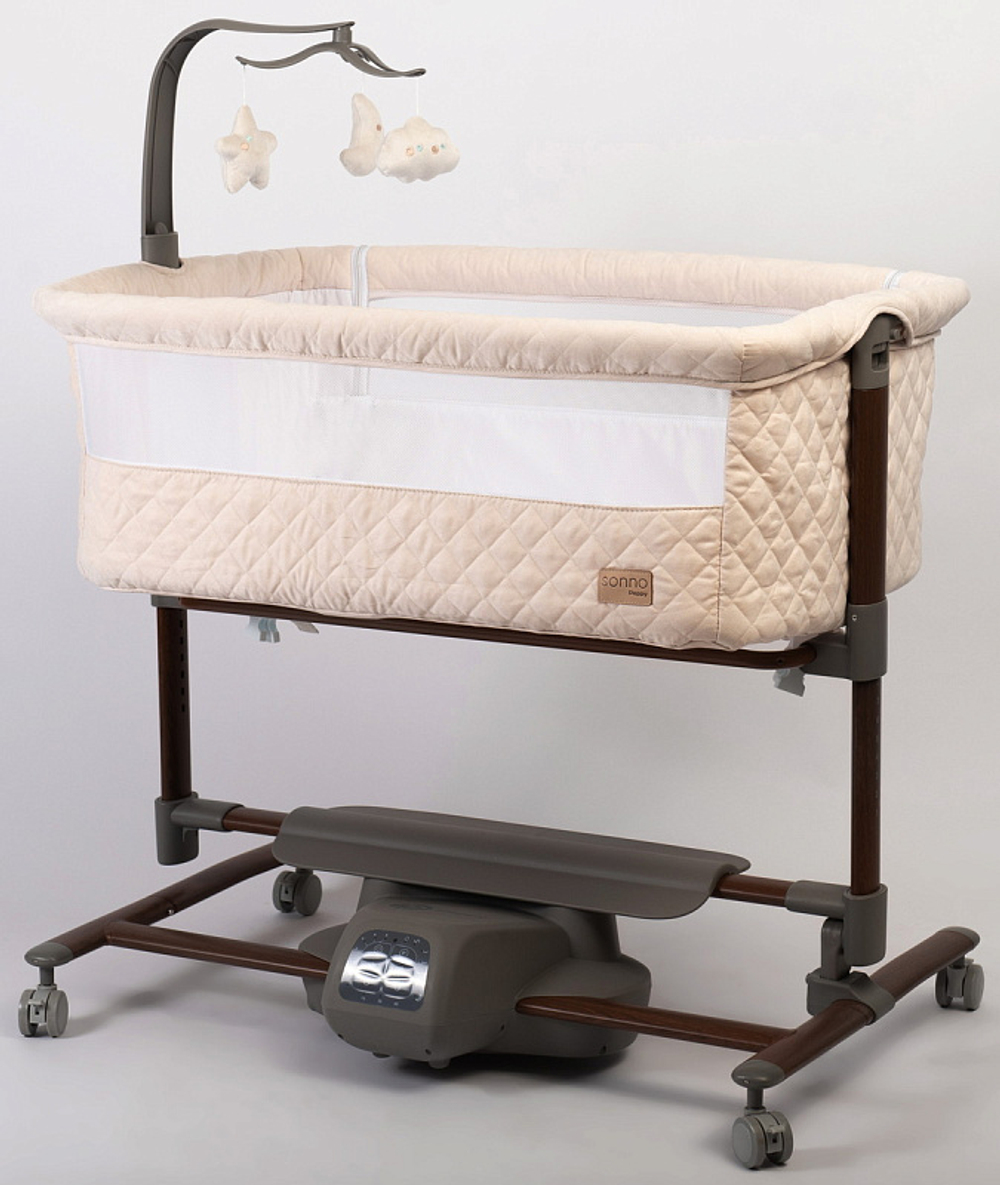 Колыбель Peppy Sonno электрическая Орех/Кремовый