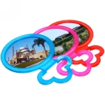 Зеркало настольное в пластиковой оправе «Эстетика» круг, подвесное, цвет микс, d-18,5см (Стикер на минивложение)