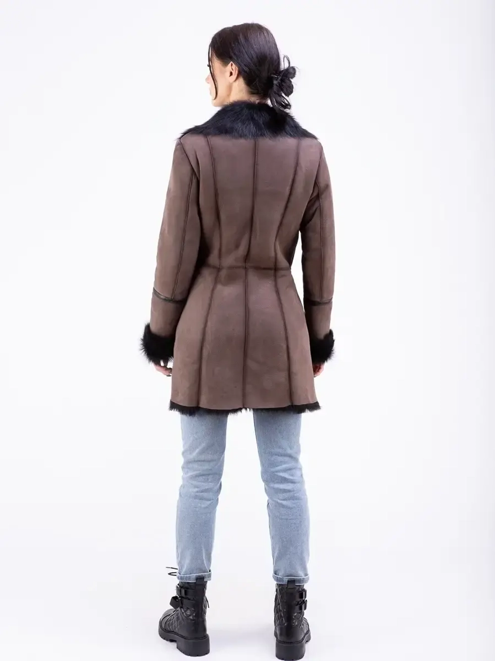 Дубленка натуральная зимняя тоскана Турция