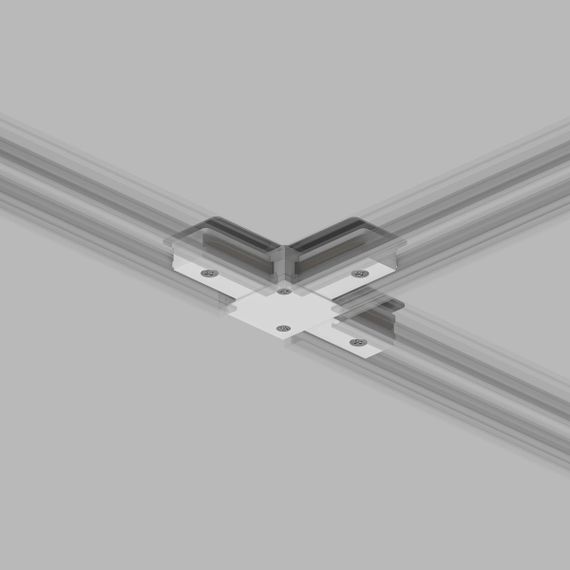 T-коннектор Denkirs Solid Base TR1103-WH