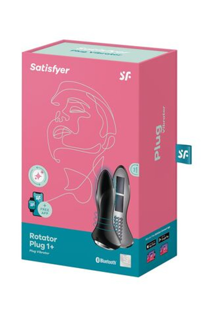 Satisfyer Rotator Plug 1+ - Анальная пробка с риммингом