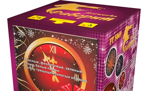 Батарея салютов "Куранты" 25 залпов 1 дюйма