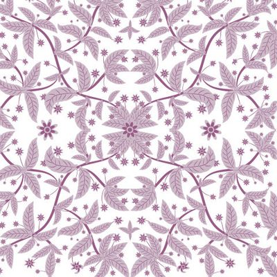 Floral geometric fantasy   floral damask