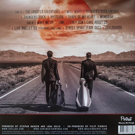 2Cellos – Celloverse - Orange - LP