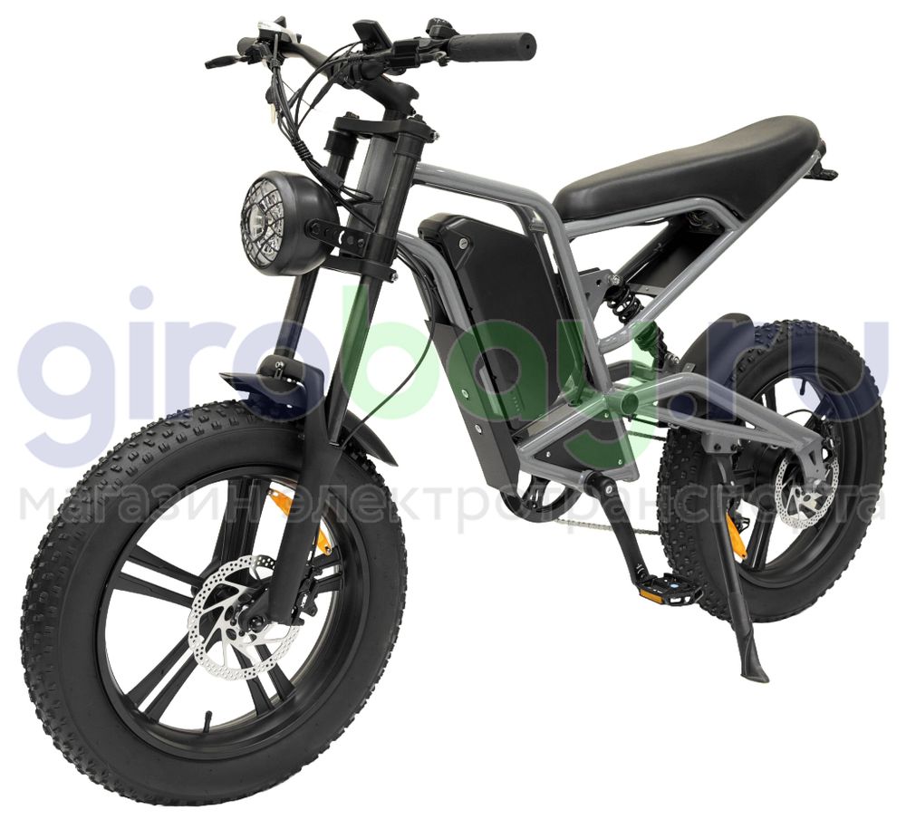 Электровелосипед IKINGI S6 PRO (60V/23Ah) - Серый фото №1