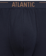 Мужские трусы шорты Atlantic, набор из 5 шт., хлопок, темно-синие, 5SMH-004