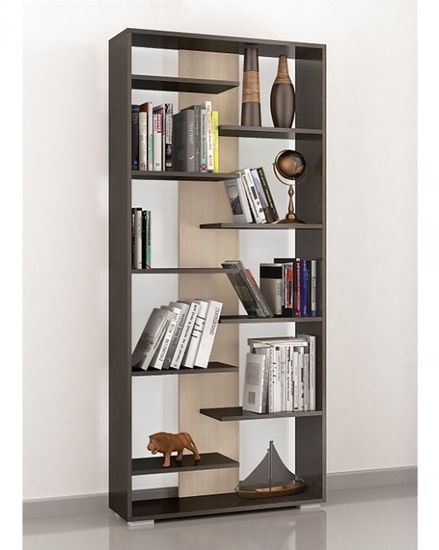 Стеллаж РОМЕО-3 венге / дуб молочный