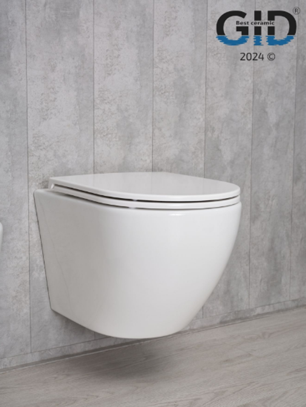 Унитаз подвесной Gid Tr2122 62234Y белый 51x36x36