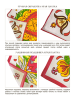 Платок «Матрёшки. Латинская Америка»