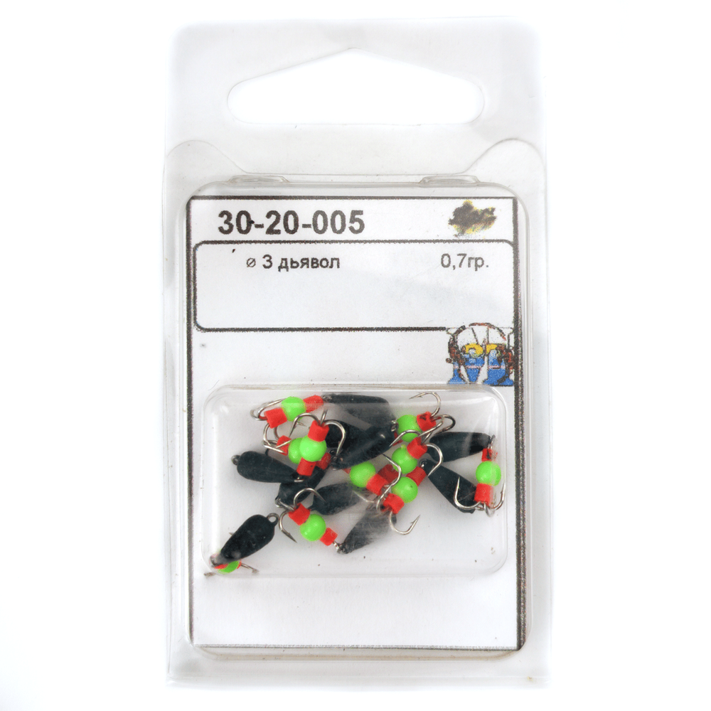 Мормышка "Дьявол" с подвеской (3мм, 0.7гр)