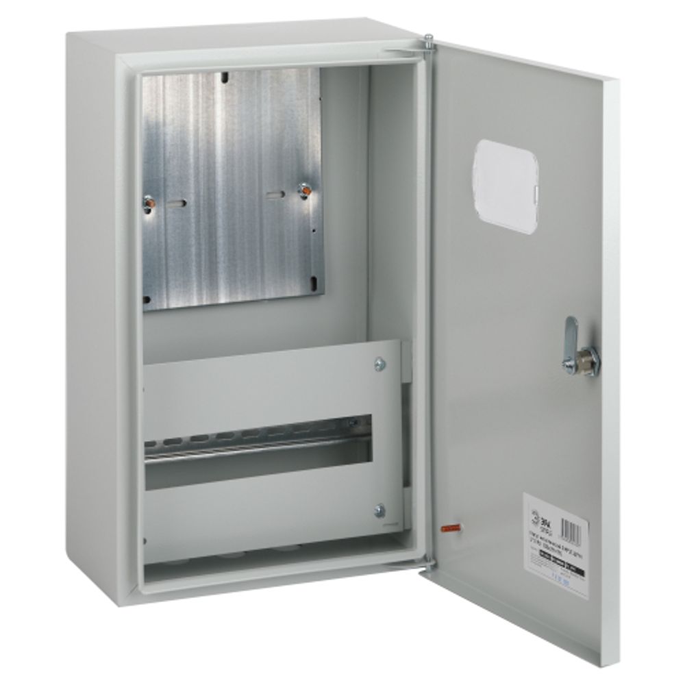 Корпус металлический навесной ЭРА SIMPLE ЩУРН-3/12 (500х300х175) IP31 УХЛЗ серый | Корпуса металлические учетно-распределительные