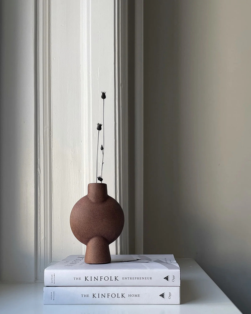 Ваза Sphere  Bubl Mini  терракота