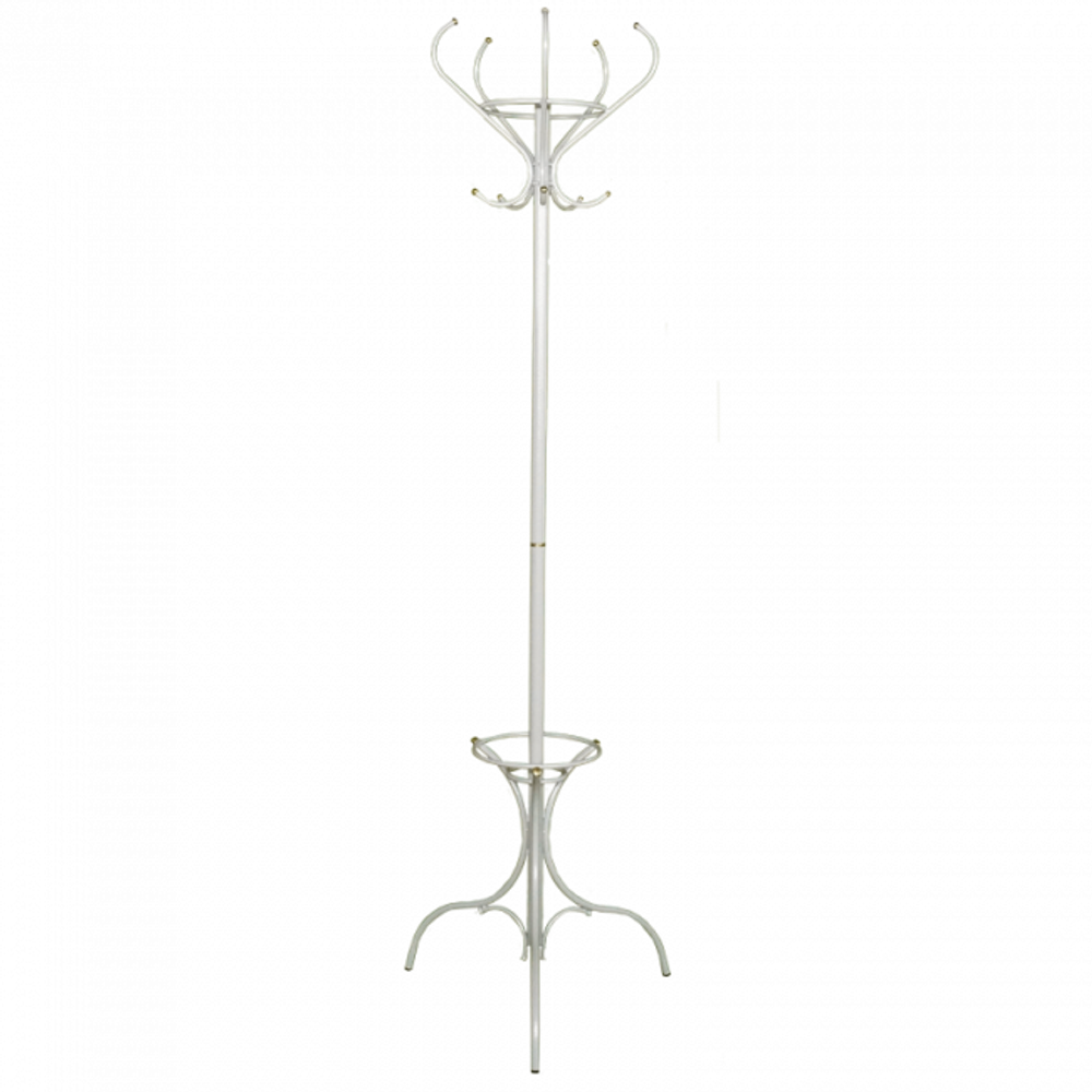 ВЕШАЛКА СТОЙКА №2 ТЮЛЬПАН БЕЛОЕ СЕРЕБРО ВНП13Б