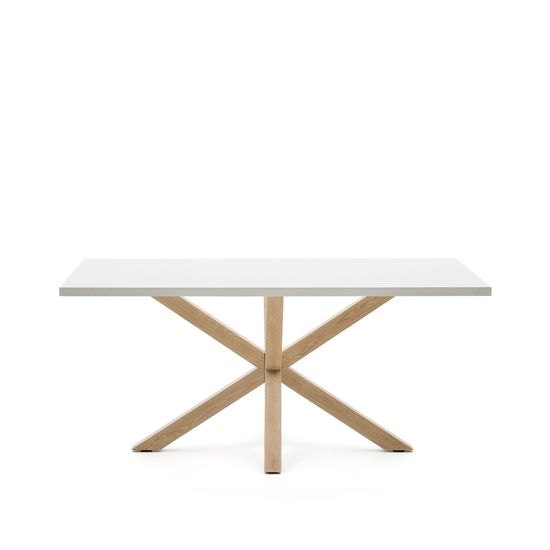 Стол Arya 160х100 натуральный, белый