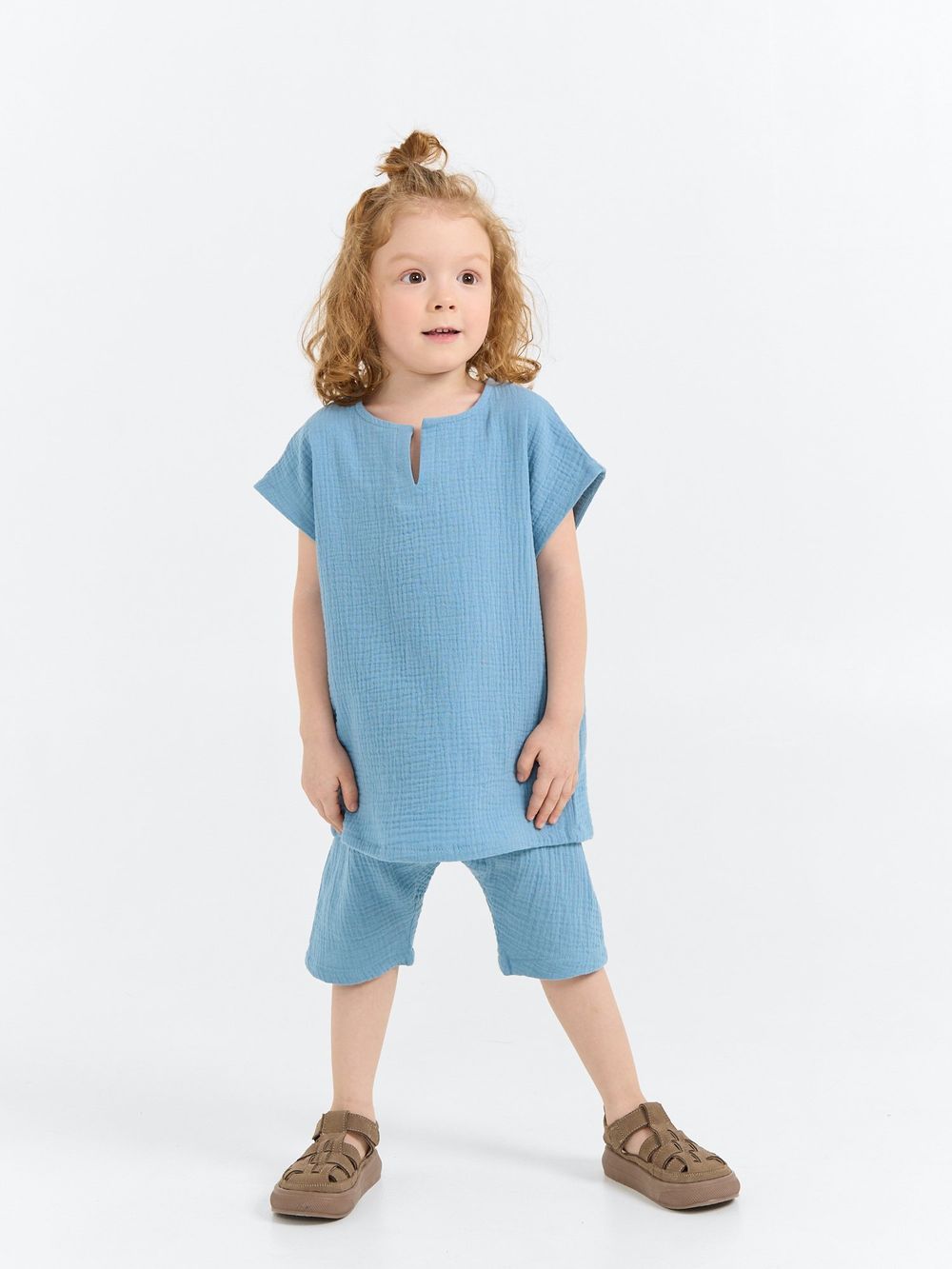 Шорты муслиновые "Деним"