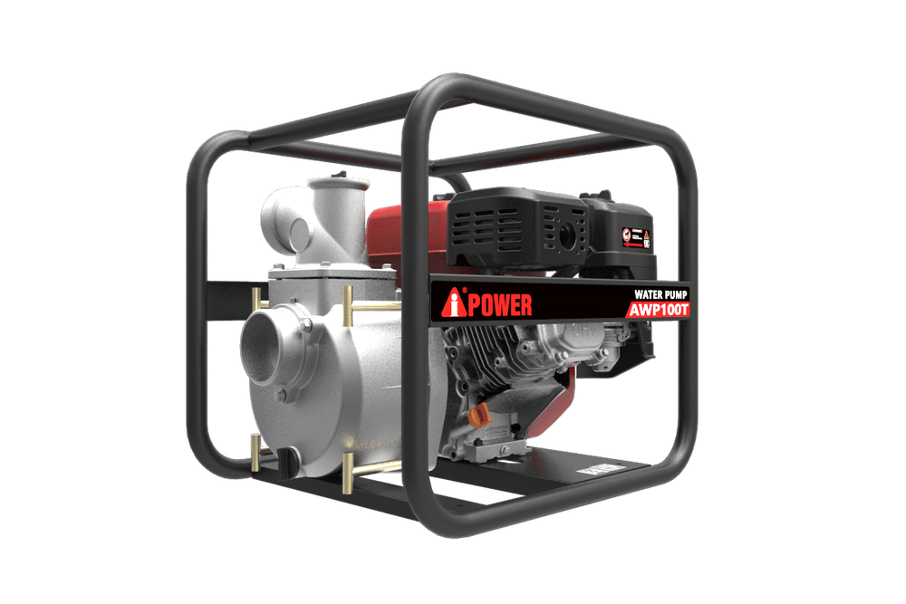 Мотопомпа A-iPower бензиновая для грязной воды AWP100T