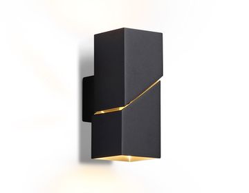 Настенный светильник со сменной лампой 1*G9 FW2475 BK черный 155*60*90 Wallers Wall Ambrella