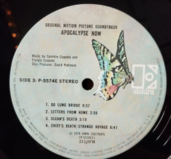Винтажная виниловая пластинка LP Francis Coppola Апокалипсис Сегодня Apocalypse Now (Japan 1979) (Obi) Doors The End