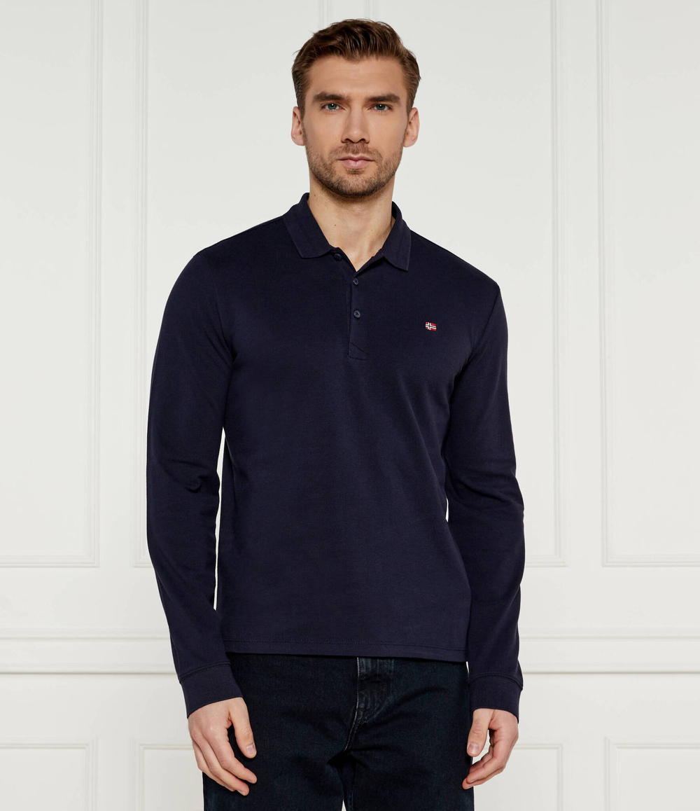 Поло EALIS Napapijri - темно-синий(NP0A4I8Q)