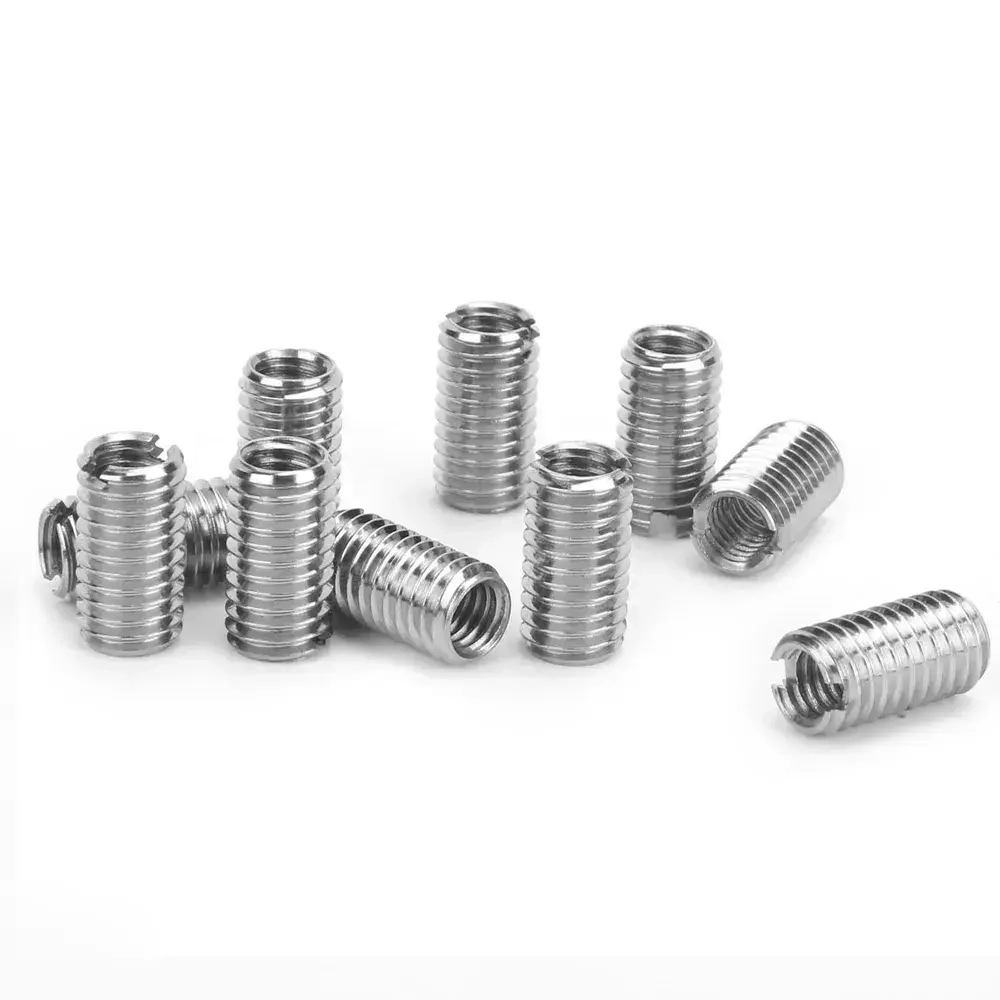 Резьбовые вставки 10шт внутренний M6*1.0 наружный M8*1.25 длина 15 мм