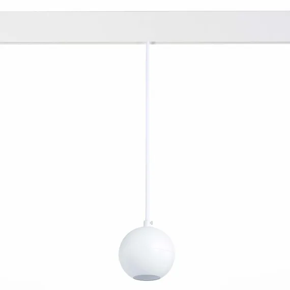 ST354.543.12 Магнитный трековый светильник подвесной Белый LED 1*12W 4000K 750Lm Ra>80 36° IP20 D100 СКАЙЛАЙН 48V