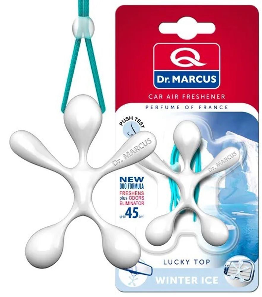 Ароматизатор подвесной  Lucky Top  Winter Ice (Dr.Marcus)