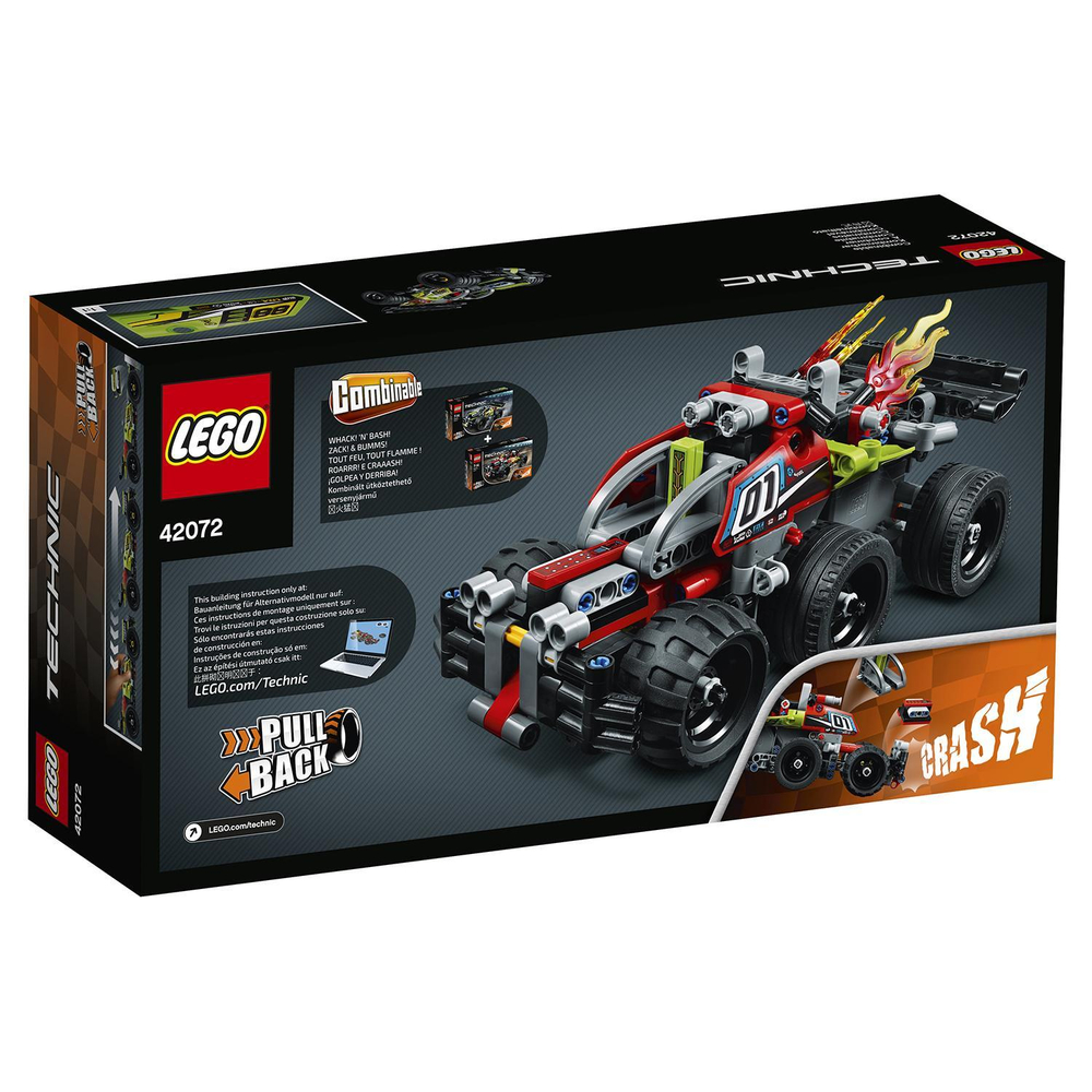 LEGO Technic: Зеленый гоночный автомобиль 42072 — WHACK — Лего Техник