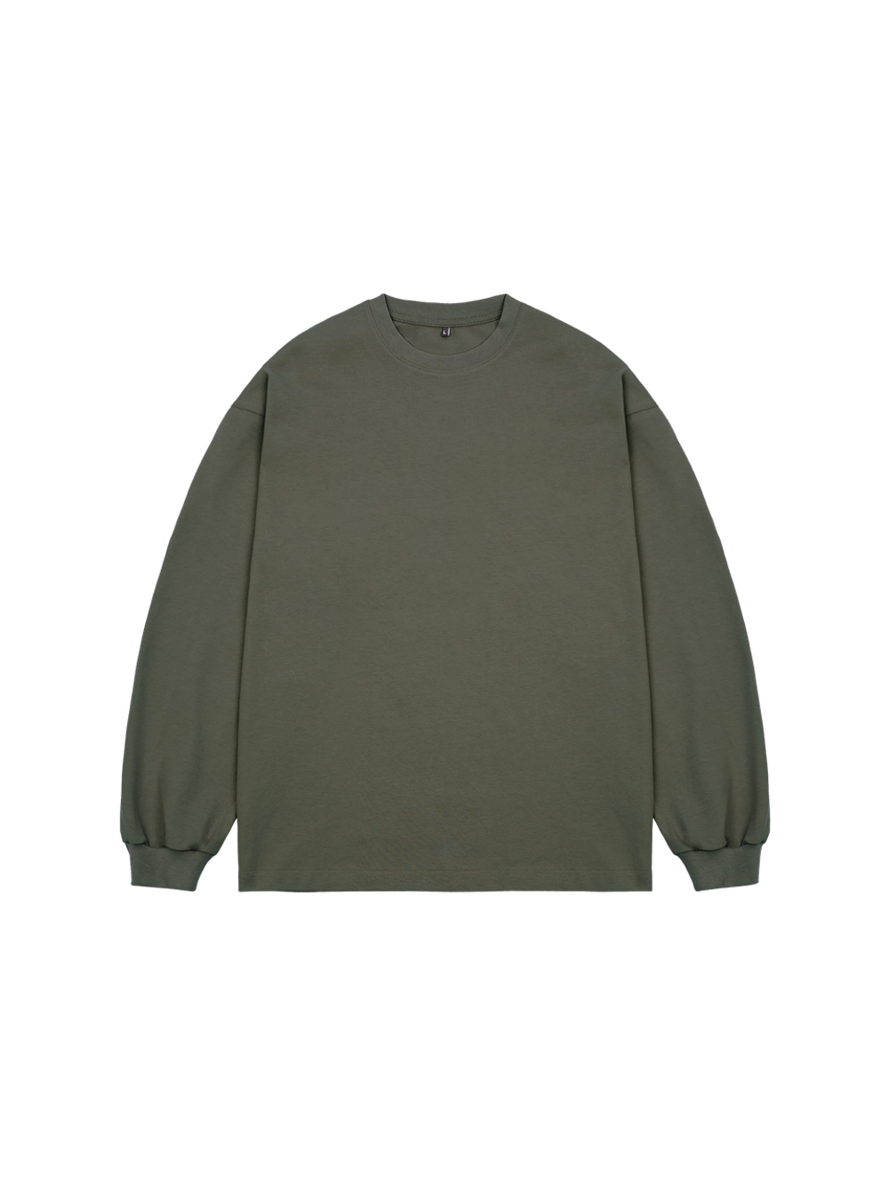 Лонгслив оверсайз (хаки) 230 г