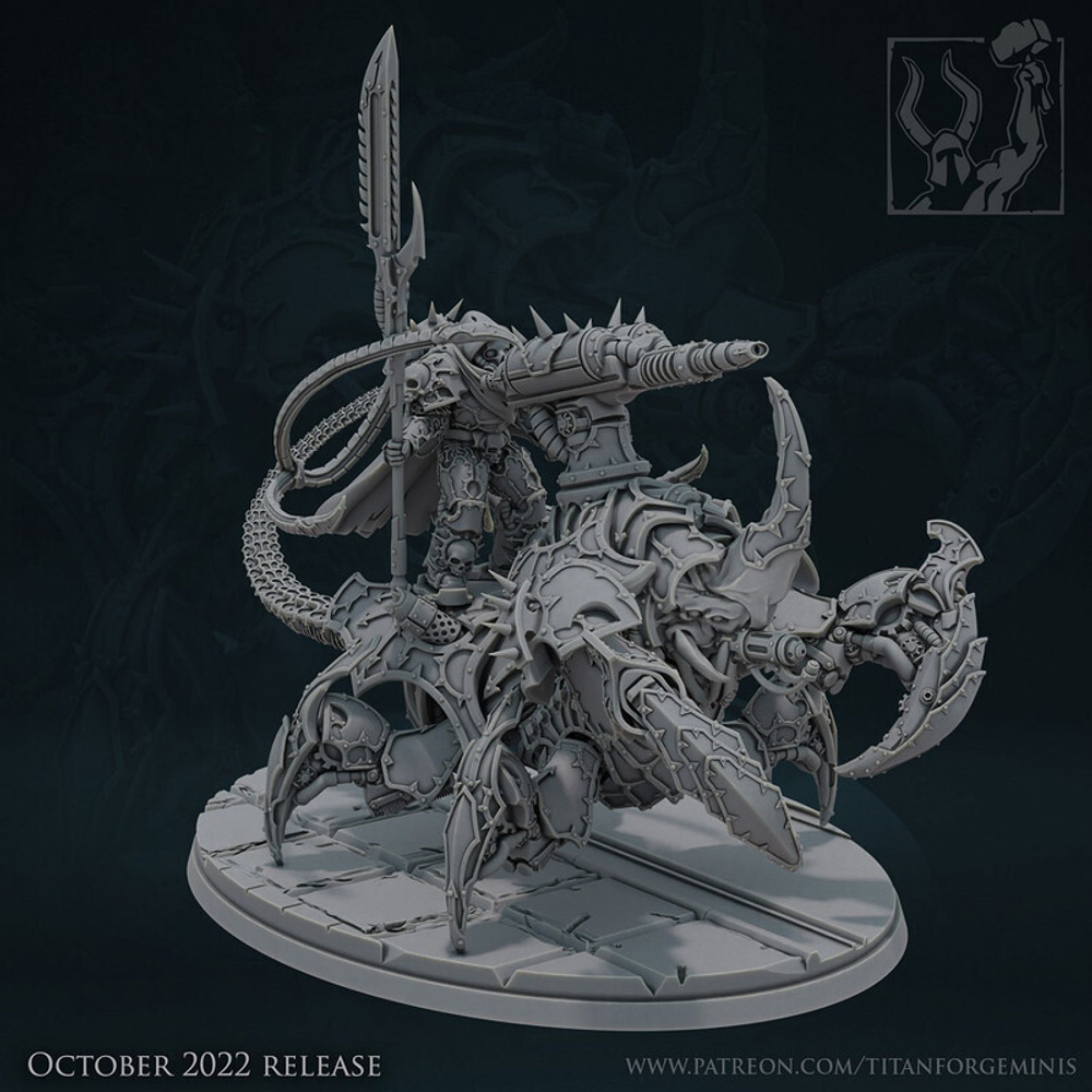 Armies of Chaos Vex Machinator, Arch-Lord Discordant миниатюра для dnd, днд, pathfinder, фентези, Настольная игра, НРИ, Варгейм, РПГ