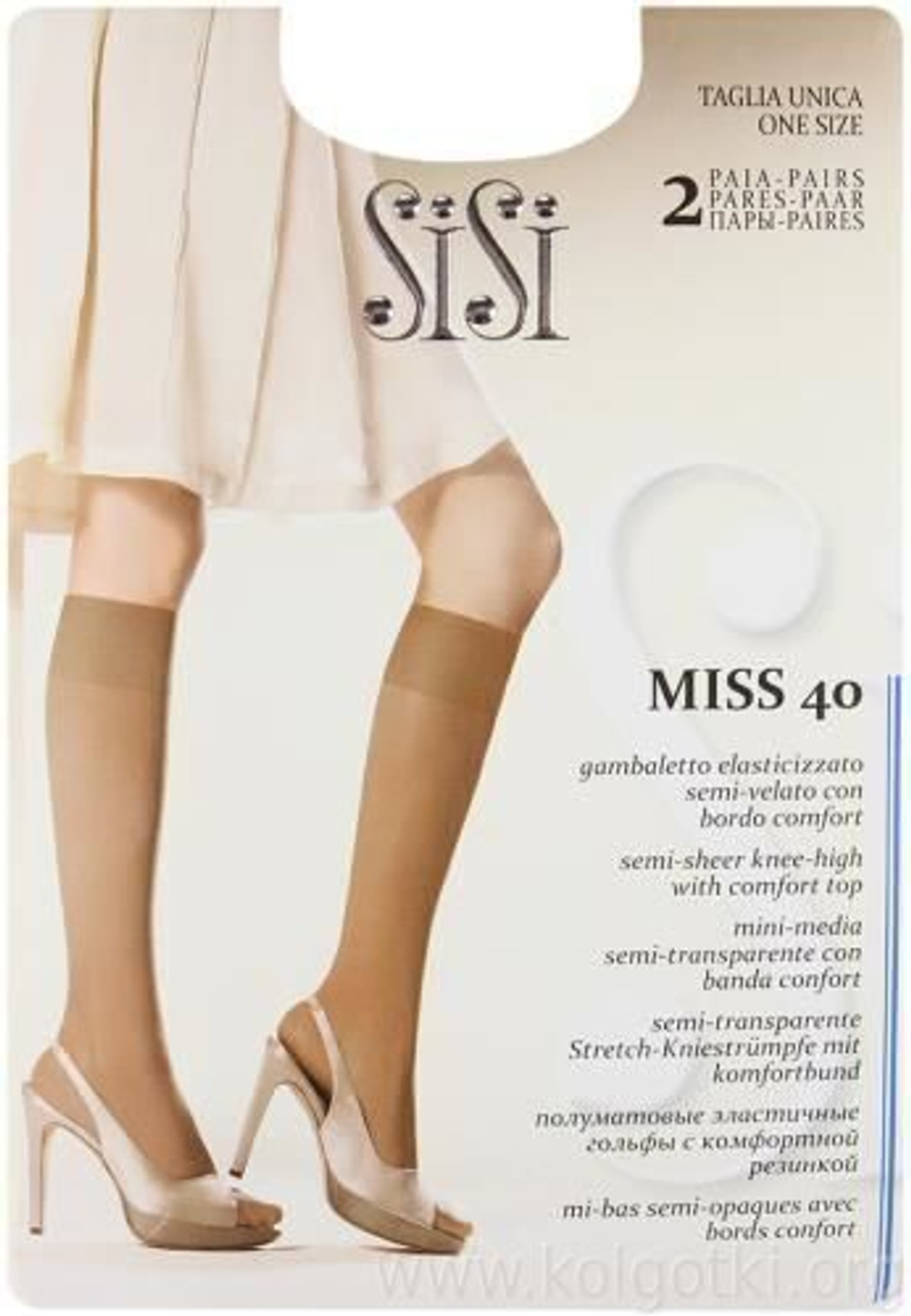 Sisi Miss gamb 40(гольфы - 2 пары)