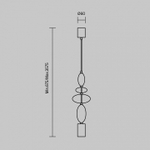 Подвесной светильник Maytoni Monochrome MOD071PL-L8B3K1