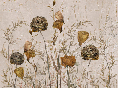 Дизайнерские обои Wall Street Herbarium