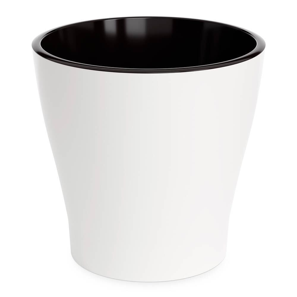 Горшок цветочный Лея 10л двойной, белый