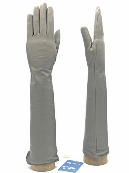 Перчатки длинные на шерстяной подкладке