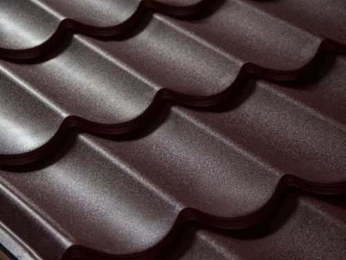 Металлочерепица Monterrey/Ламонтерра (VikingMP-Е20-8017-0,5) Цена за м²