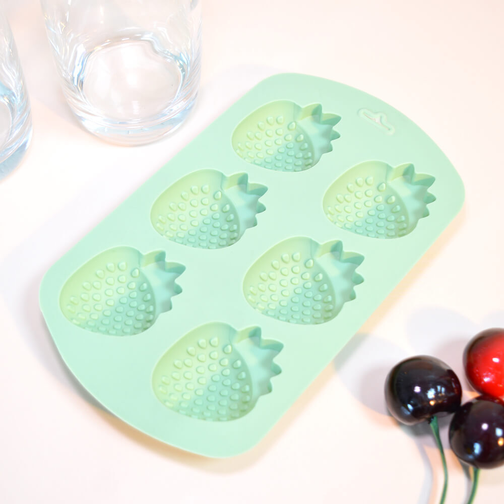 Форма силиконовая для льда 6 ячеек 19*13см, YH-768