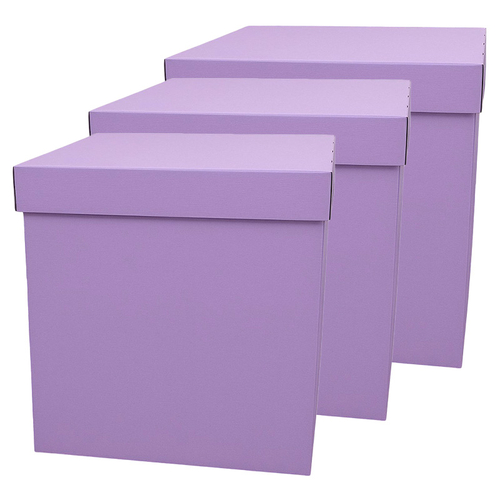 Коробка для воздушных шаров "Сюрприз" Лаванда новинка